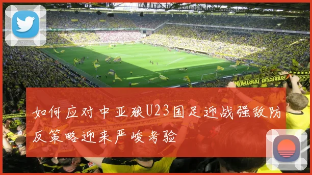 如何应对中亚狼U23国足迎战强敌防反策略迎来严峻考验